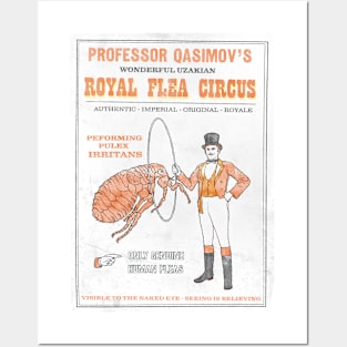 The flea circus Posters and Art